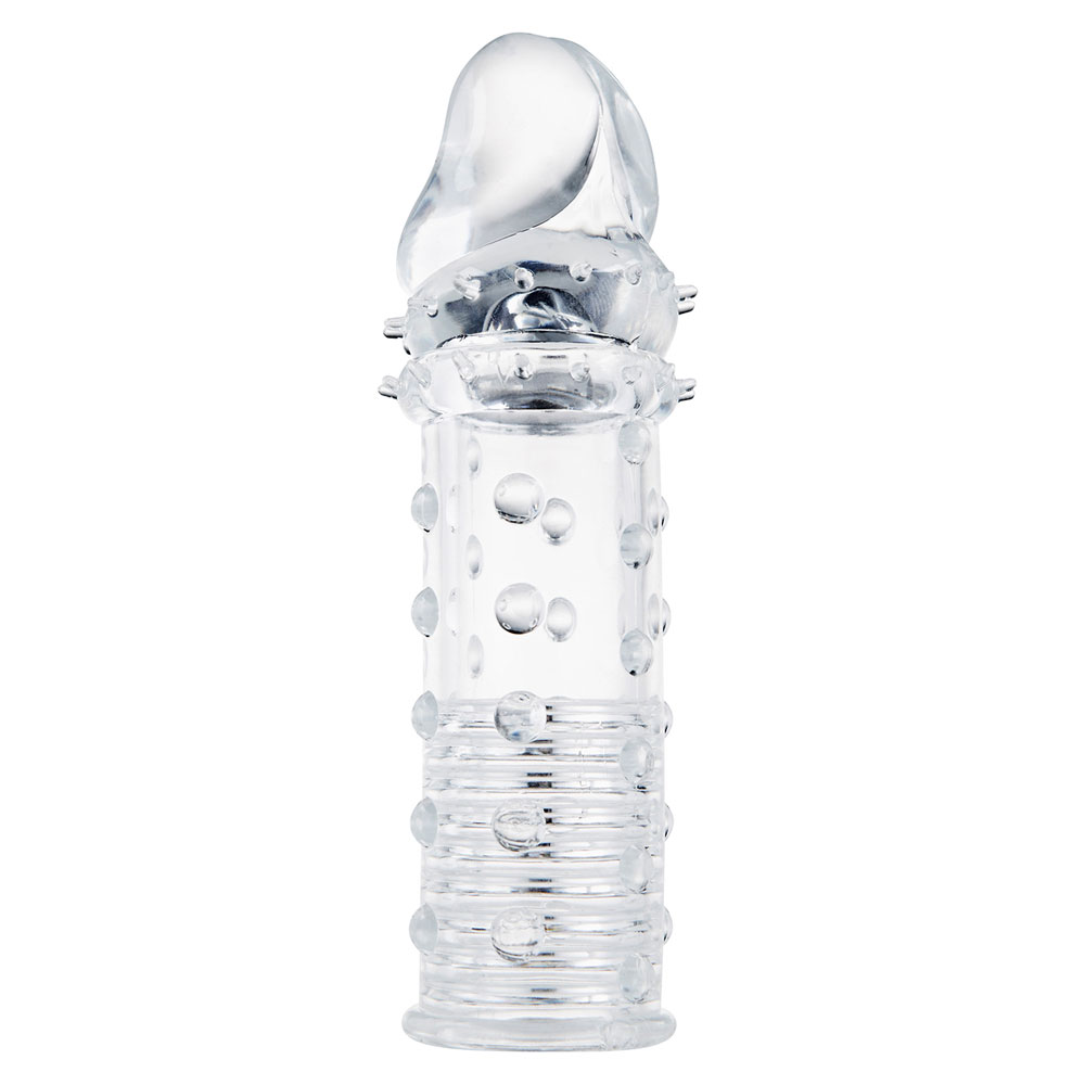 sex toys center Fox Vibrating Girth Enhancer Penis Sleeve Sex Toy for Men main image 0